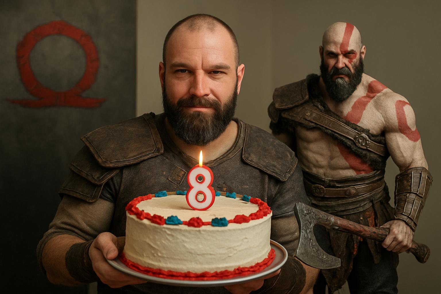 God of War исполнилось 8 лет . Празднование восьмилетия: что значит юбилей для проекта