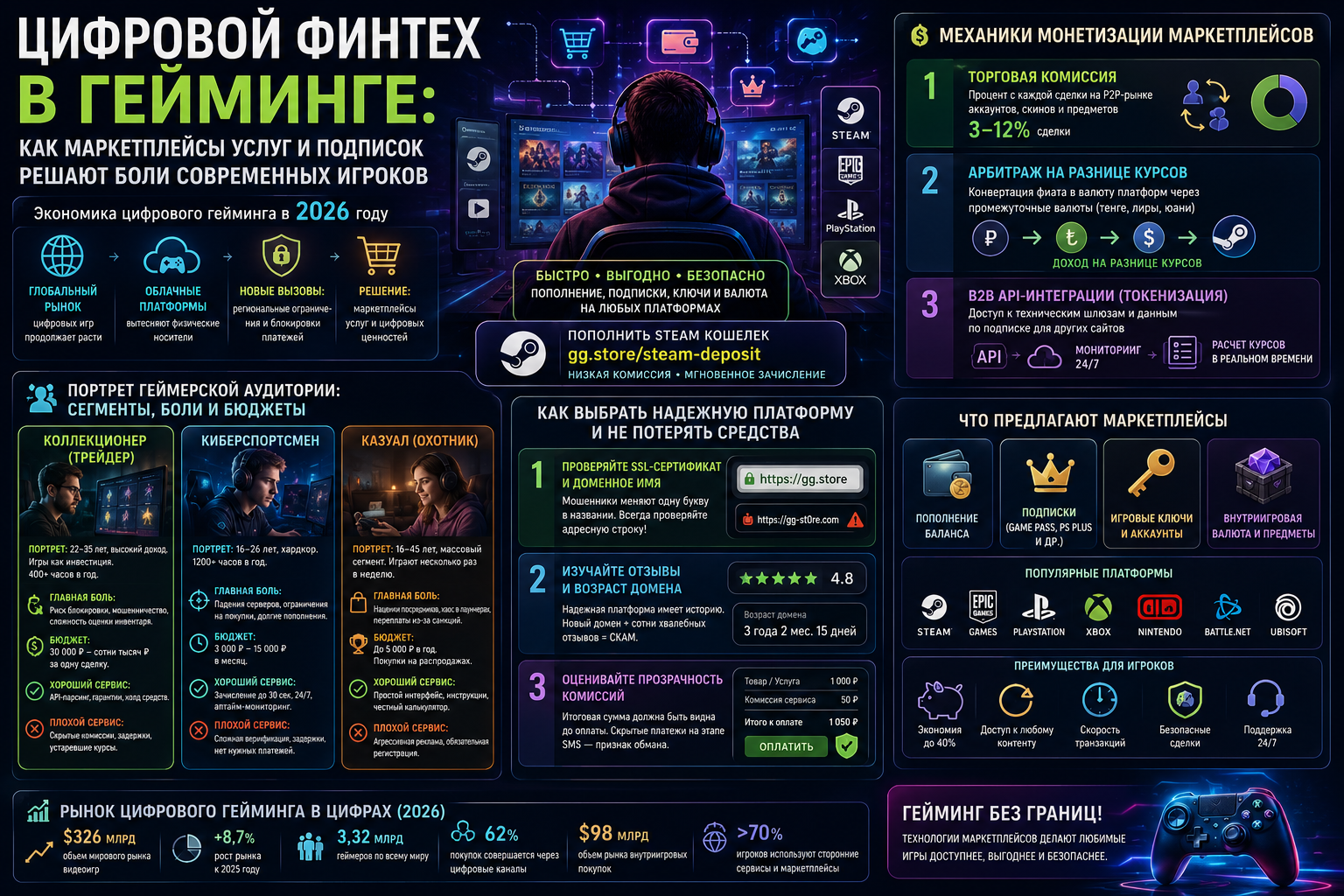 Пополнение Steam
